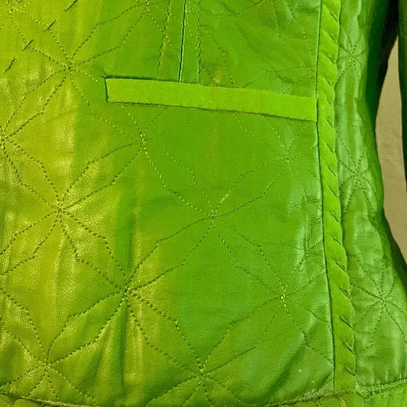 Peter Nygard Green Embroidered Blazer - Picture 3 of 16